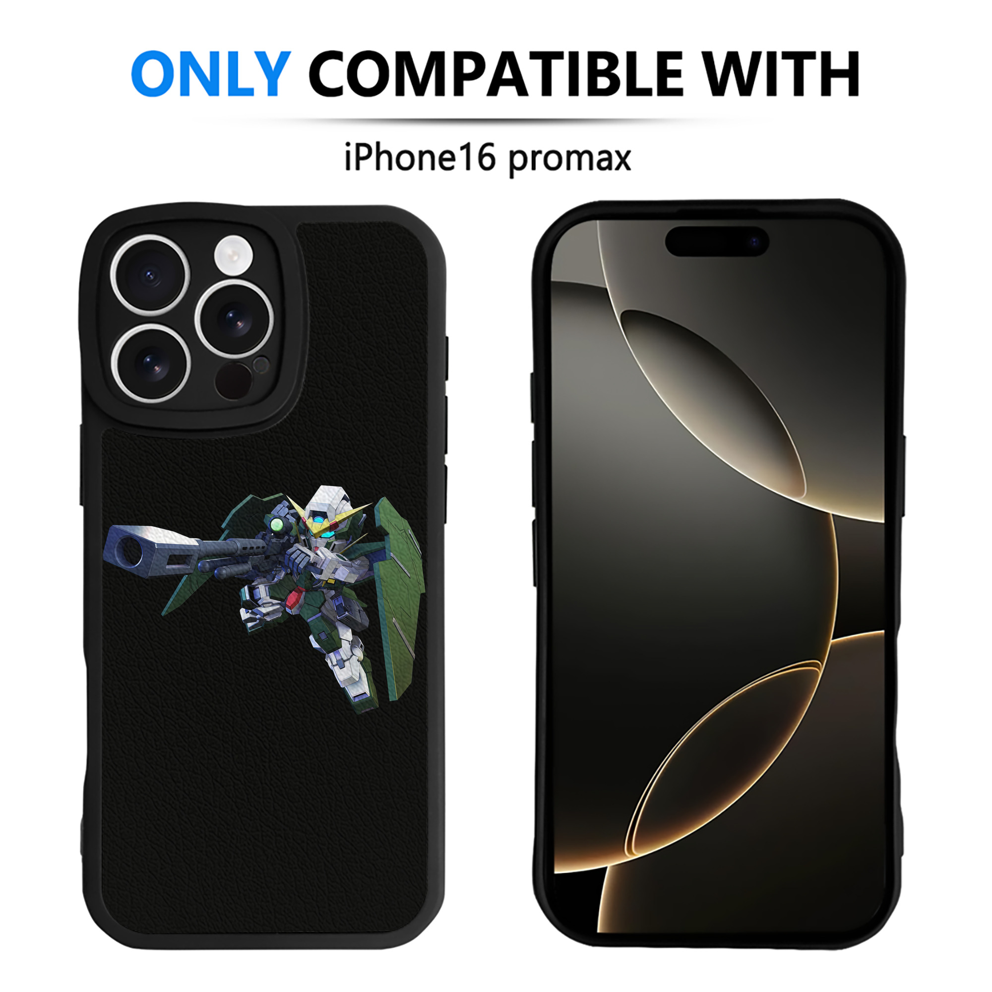 （画像用） 機動戦士ガンダム Mobile Suit Gundam 【iPhone 16シリーズ対応】シリコンスマホケース（レザー調） 材質：シリコン